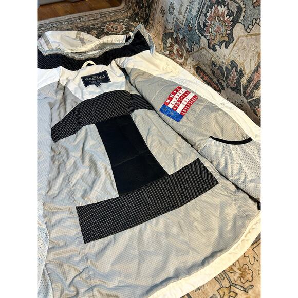 Chervo Italian Snow jacket Skii Snowboarding white Coat Women's Medium - Picture 14 of 15